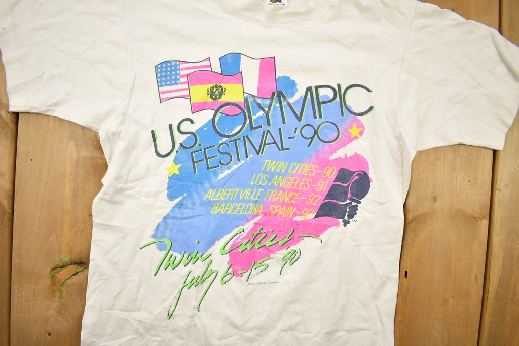 Vintage 1990 US Olympic Festival Twin Cities Souvenir T Shirt