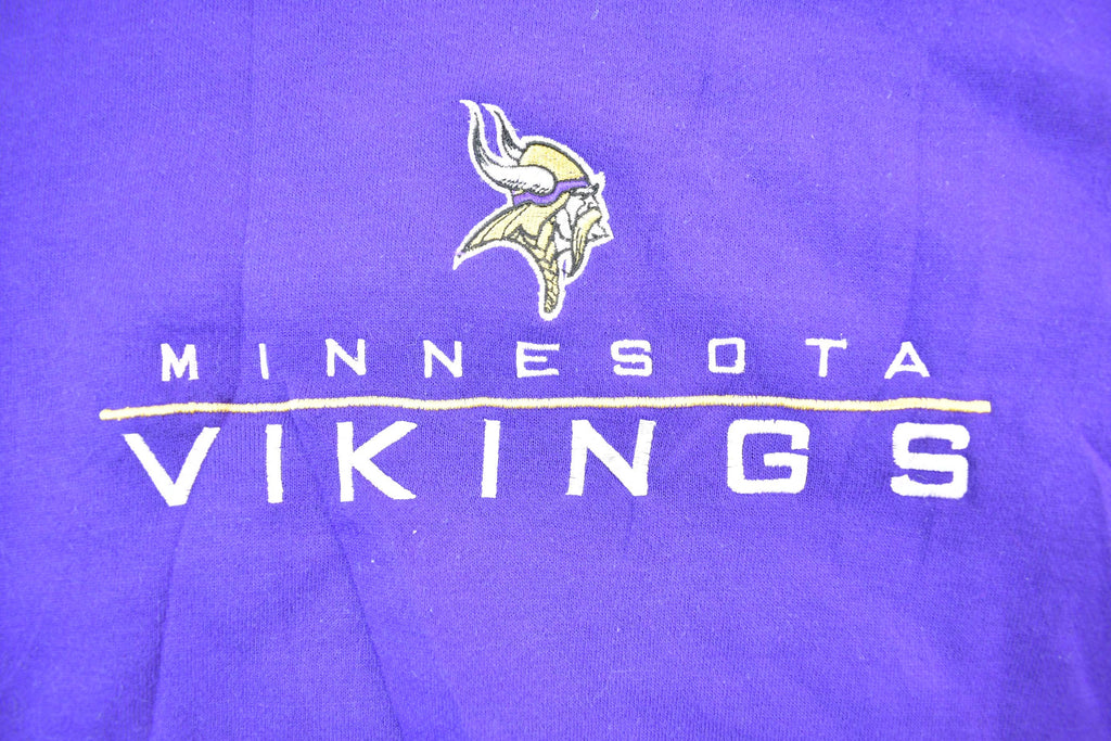 Vintage 1990s Minnesota Vikings Fans Gear NFL Purple Crewneck Sweatshirt