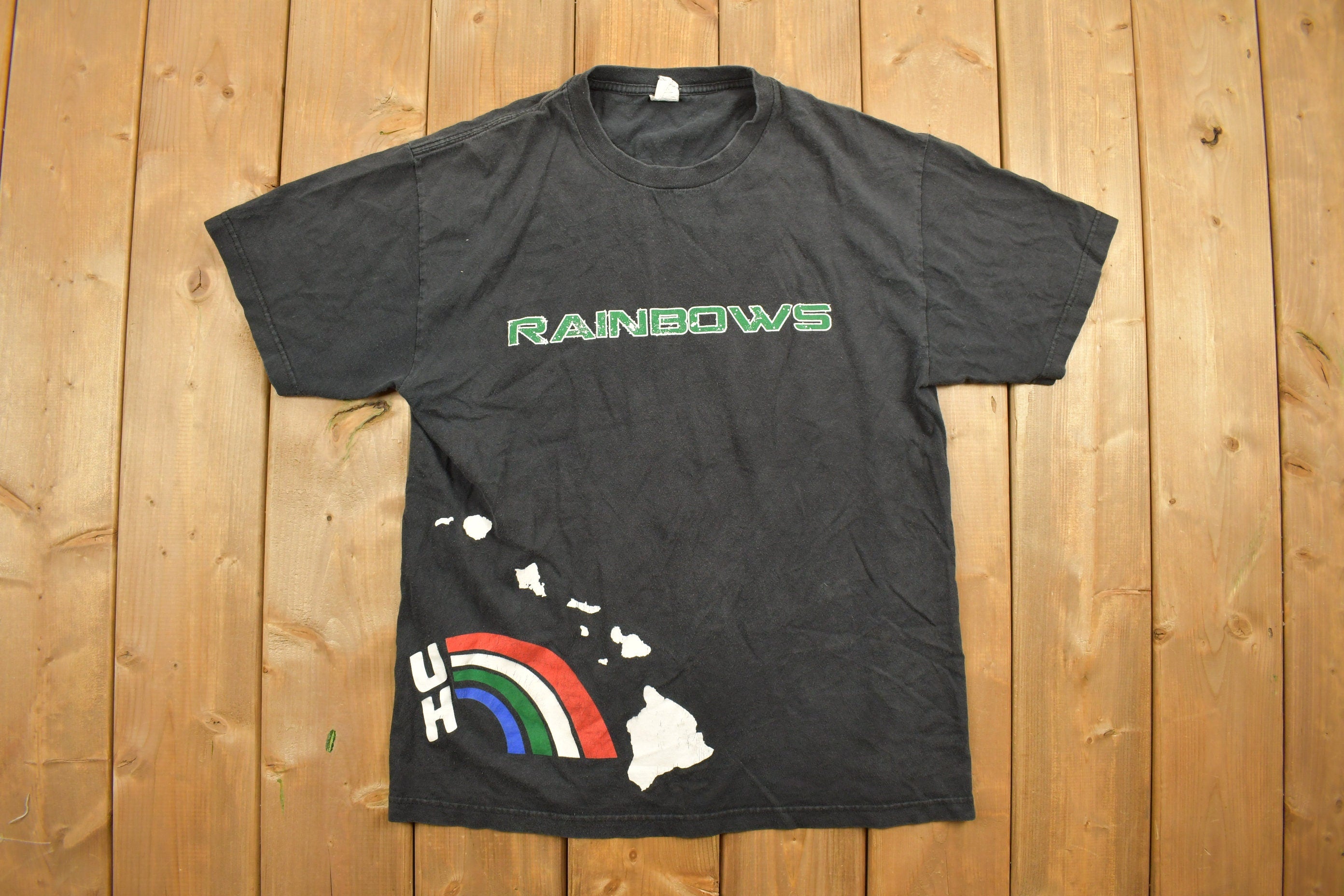 Vintage 1990s Rainbow Funny Graphic T-Shirt