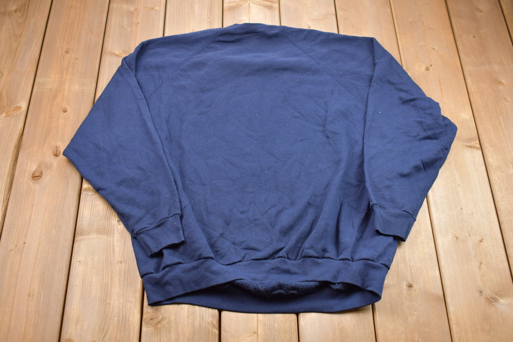 Vintage 1990s Flowers Graphic Crewneck Sweatshirt