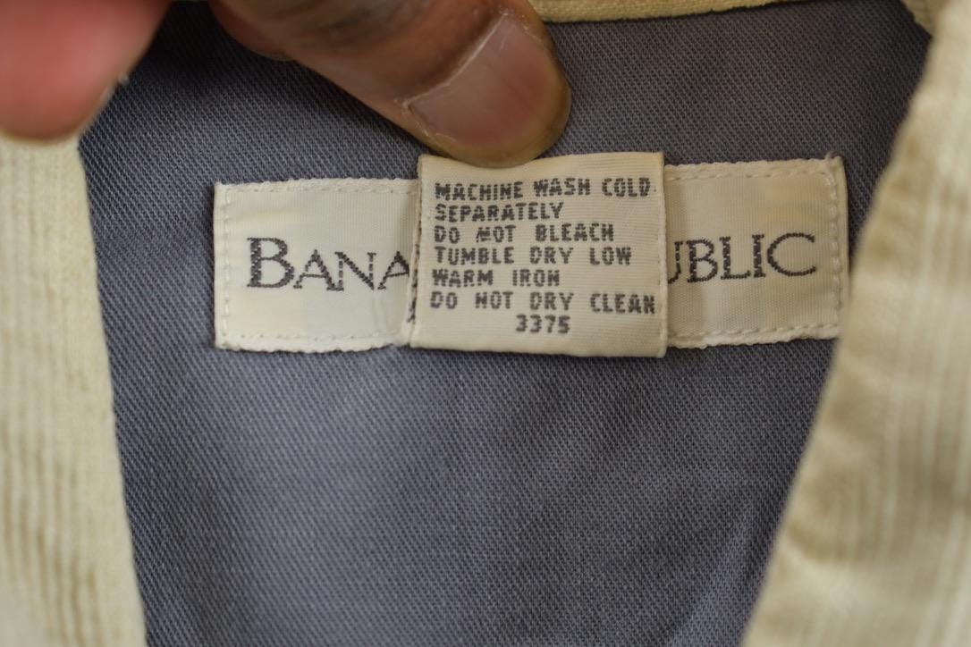 Vintage 1990s Banana Republic Corduroy Button Up Shirt