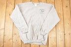 Vintage 1990s Mark's Market Hackensack MN Embroidered Crewneck Sweatshirt Men's L