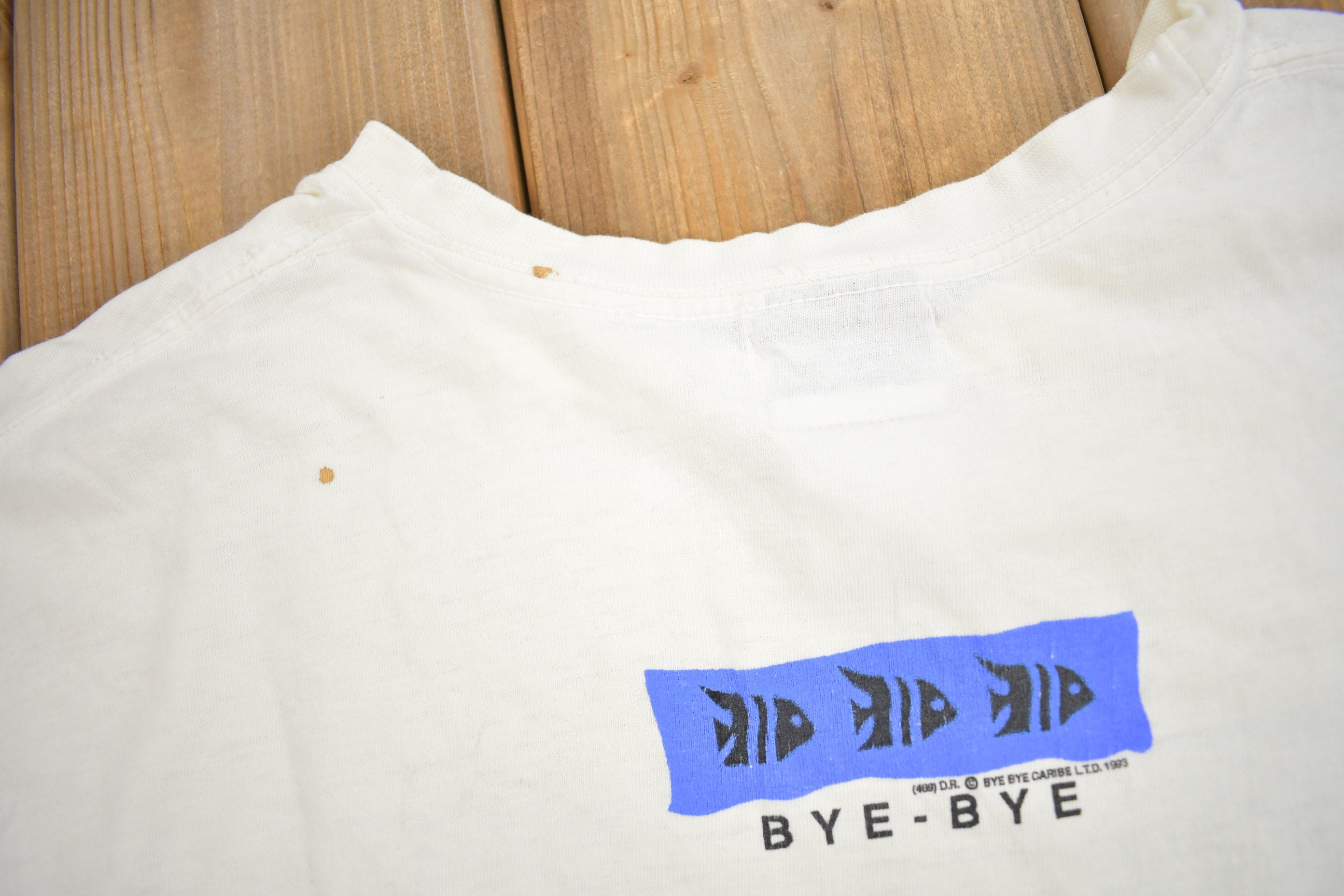 Vintage 1993 Cayman Islands Fish T-Shirt
