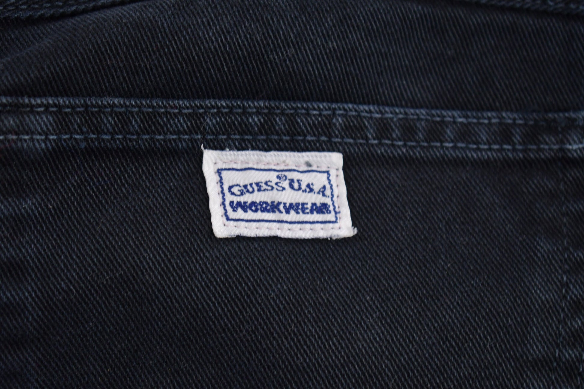 Vintage 1980s Guess Workwear Jeans Baggy Jean Shorts