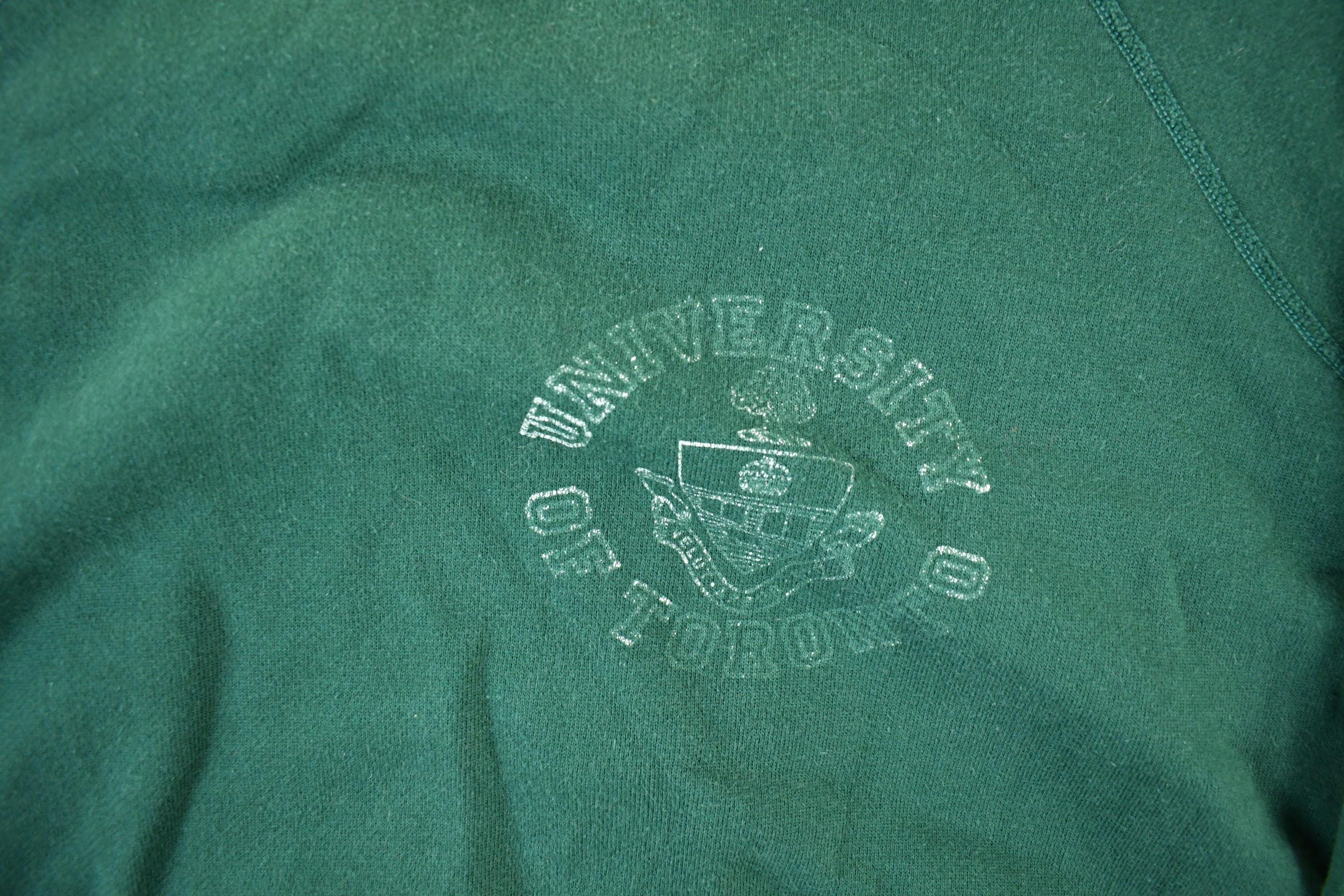 Vintage 1980s University of Toronto Collegiate Crewneck Sweatshirt Men's Medium