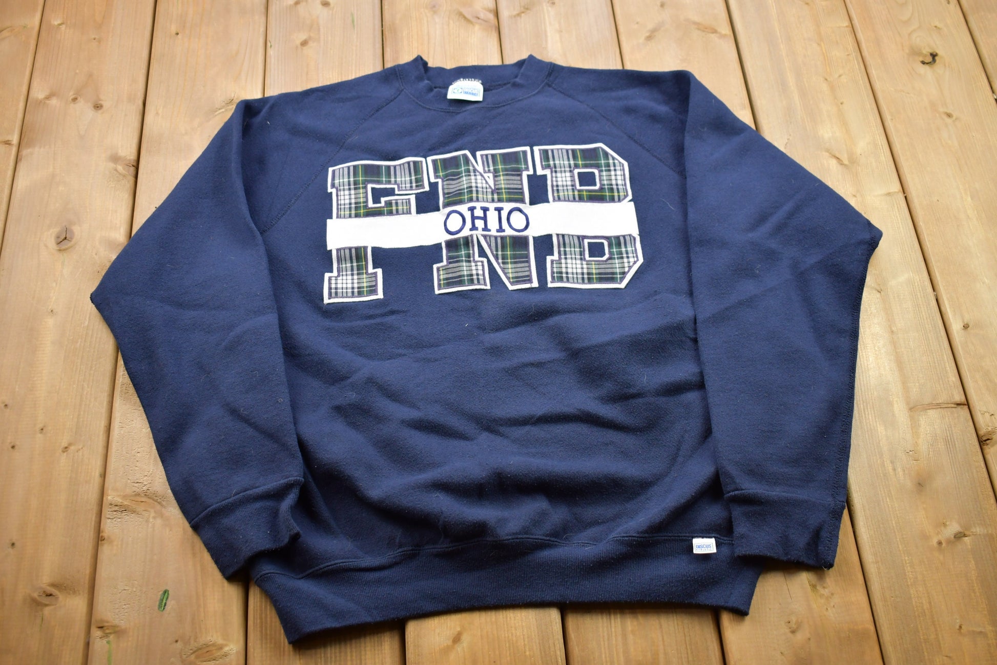 Vintage 1990s First National Bank Ohio Crewneck Sweatshirt / 90s Crewneck / Souvenir Sweater / Streetwear / Travel And Vacation / FNB Ohio