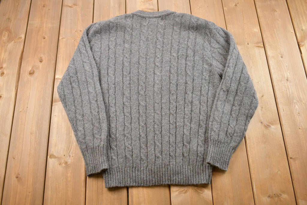 Vintage Knitted Sweater Cardigan