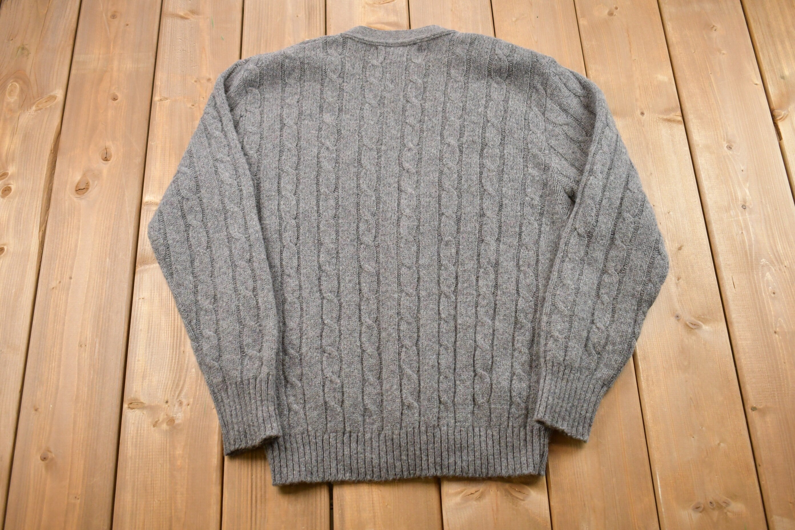 Vintage Knitted Sweater Cardigan
