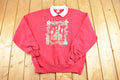 Vintage 1990s Morning Sun Cardinal Birdhouse Souvenir Collared Sweatshirt Womens XL / 90s Crewneck / Travel Vacation Sweater