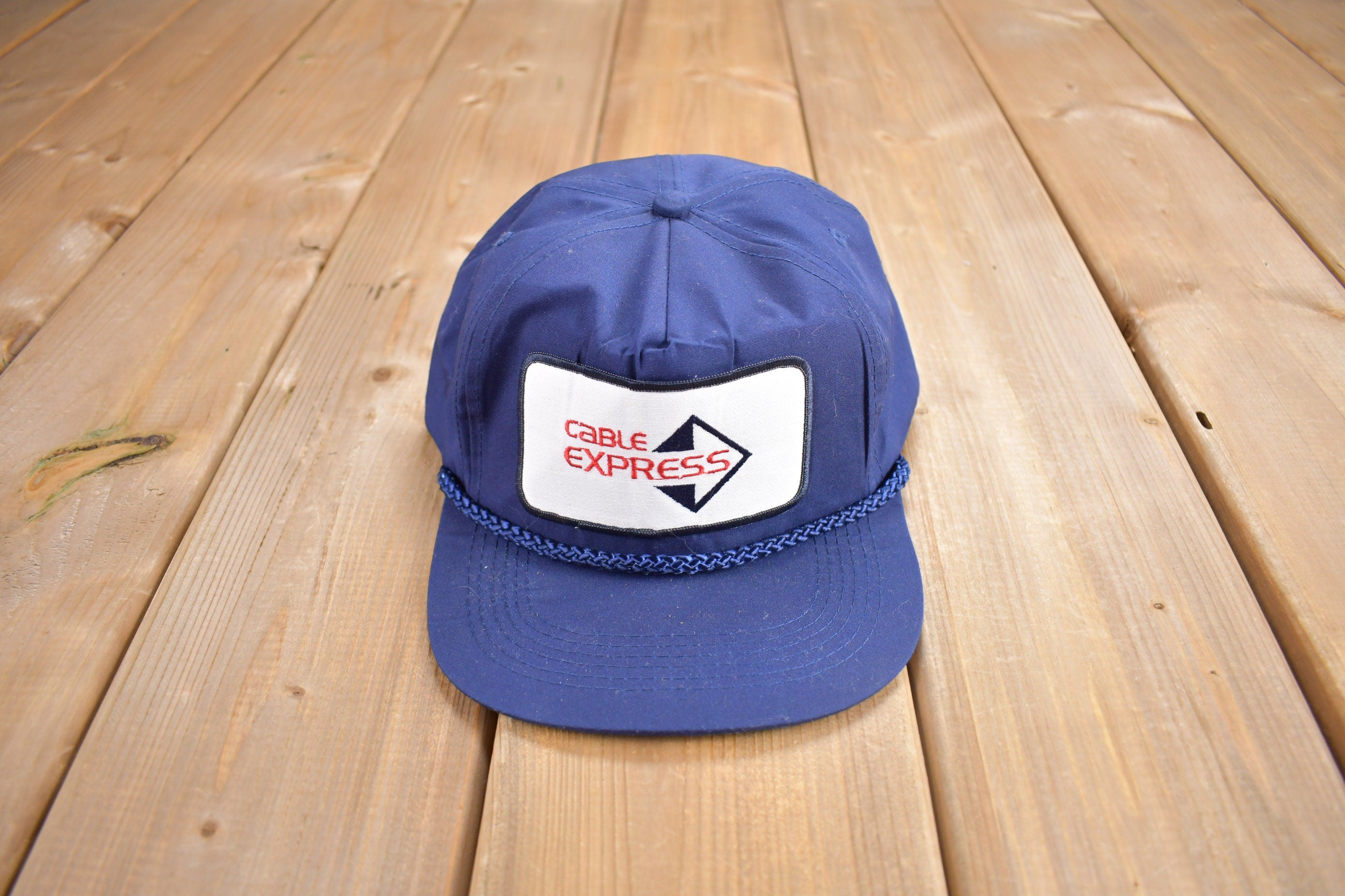 Vintage 1990s Cable Express Snap Back Hat