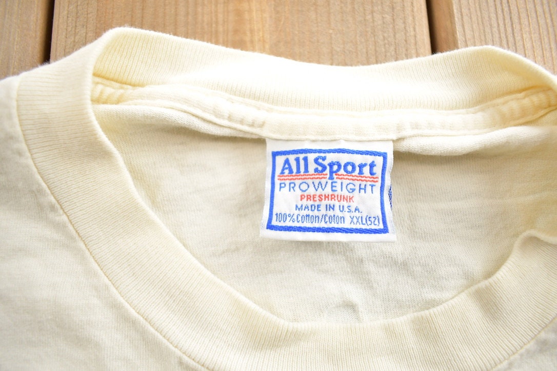 Vintage 1990s Zionsville Soccer Single Stitch Graphic T Shirt Made In USA