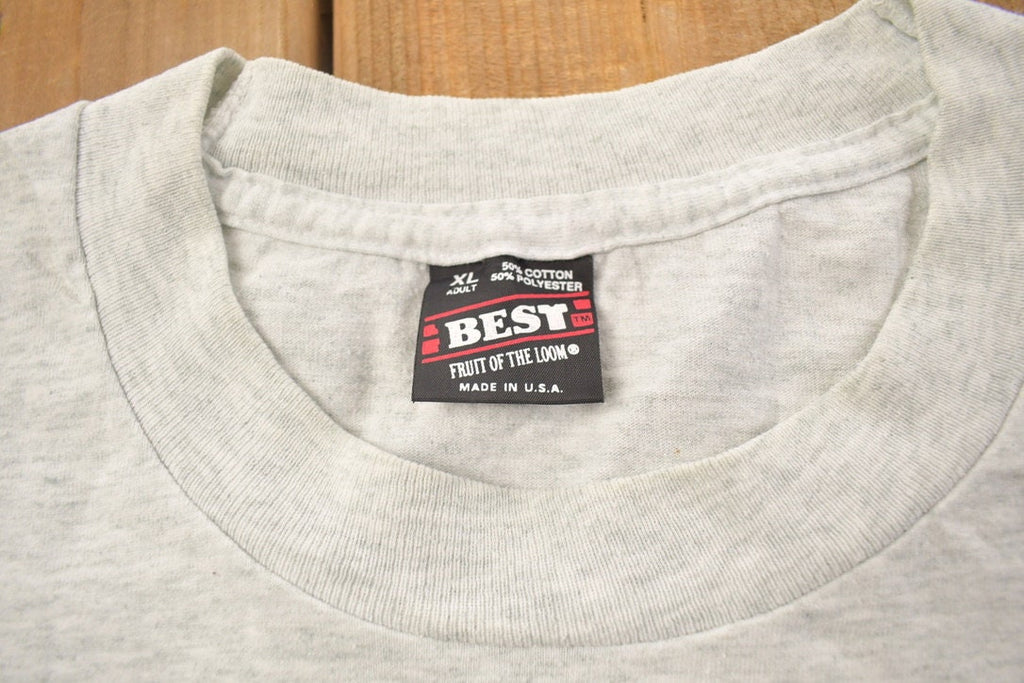 Vintage 1990s Funny Old Fossil Graphic T Shirt