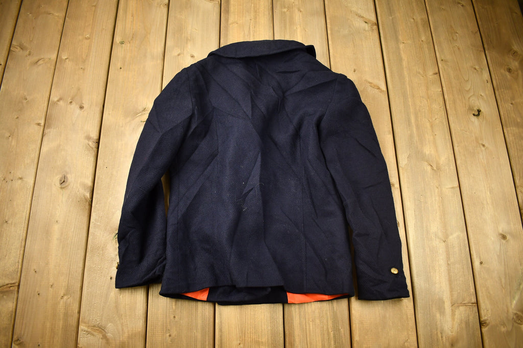 Vintage 1950s Wippette Button Up Pea Coat