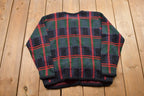 Vintage Liz Baker Plaid Button Up Board Shirt