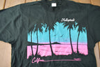 Vintage 1990s Hollywood California Souvenir Travel T Shirt Made In USA