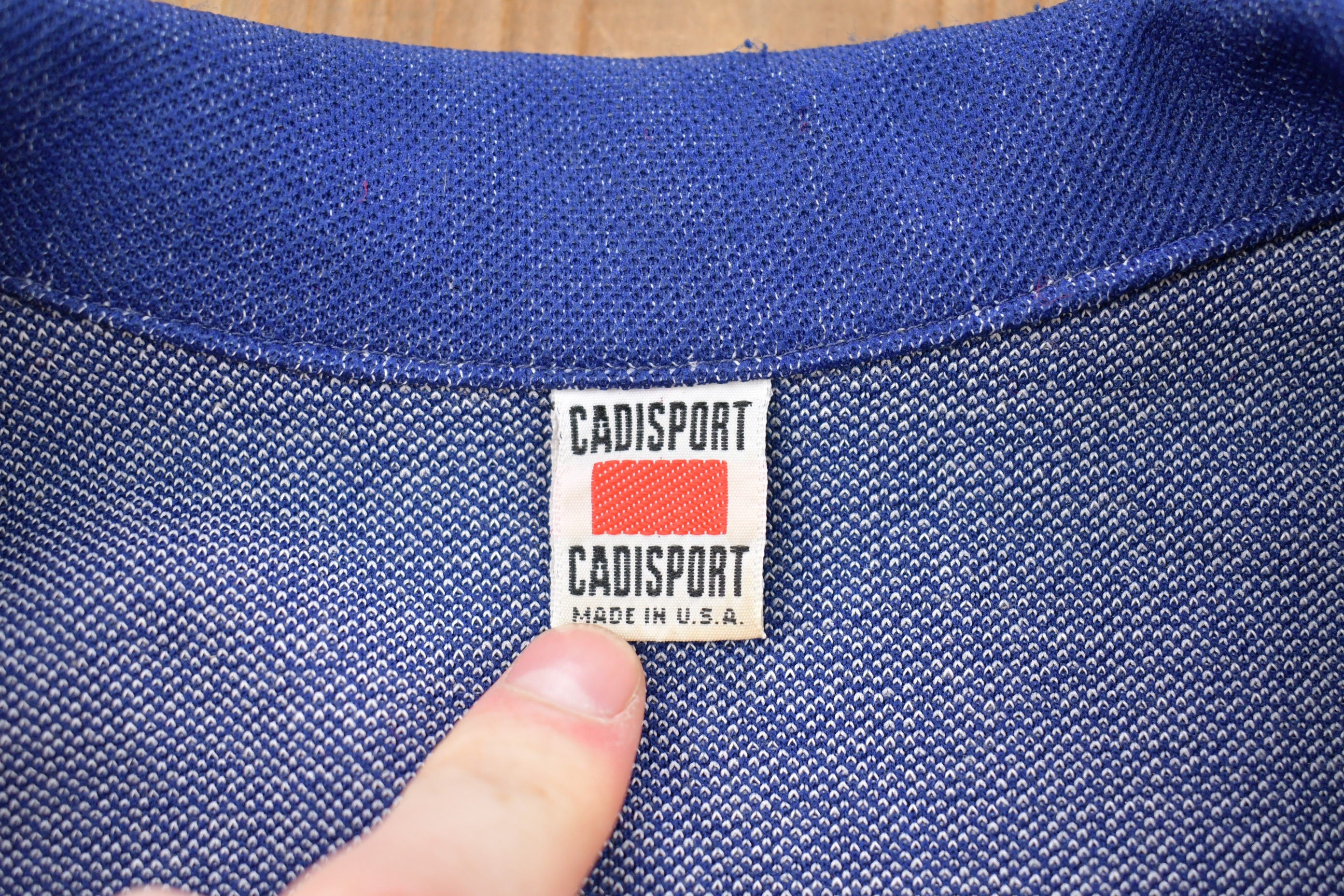 Vintage 1990s Cadisport Blazer Skirt Matching Denim Set