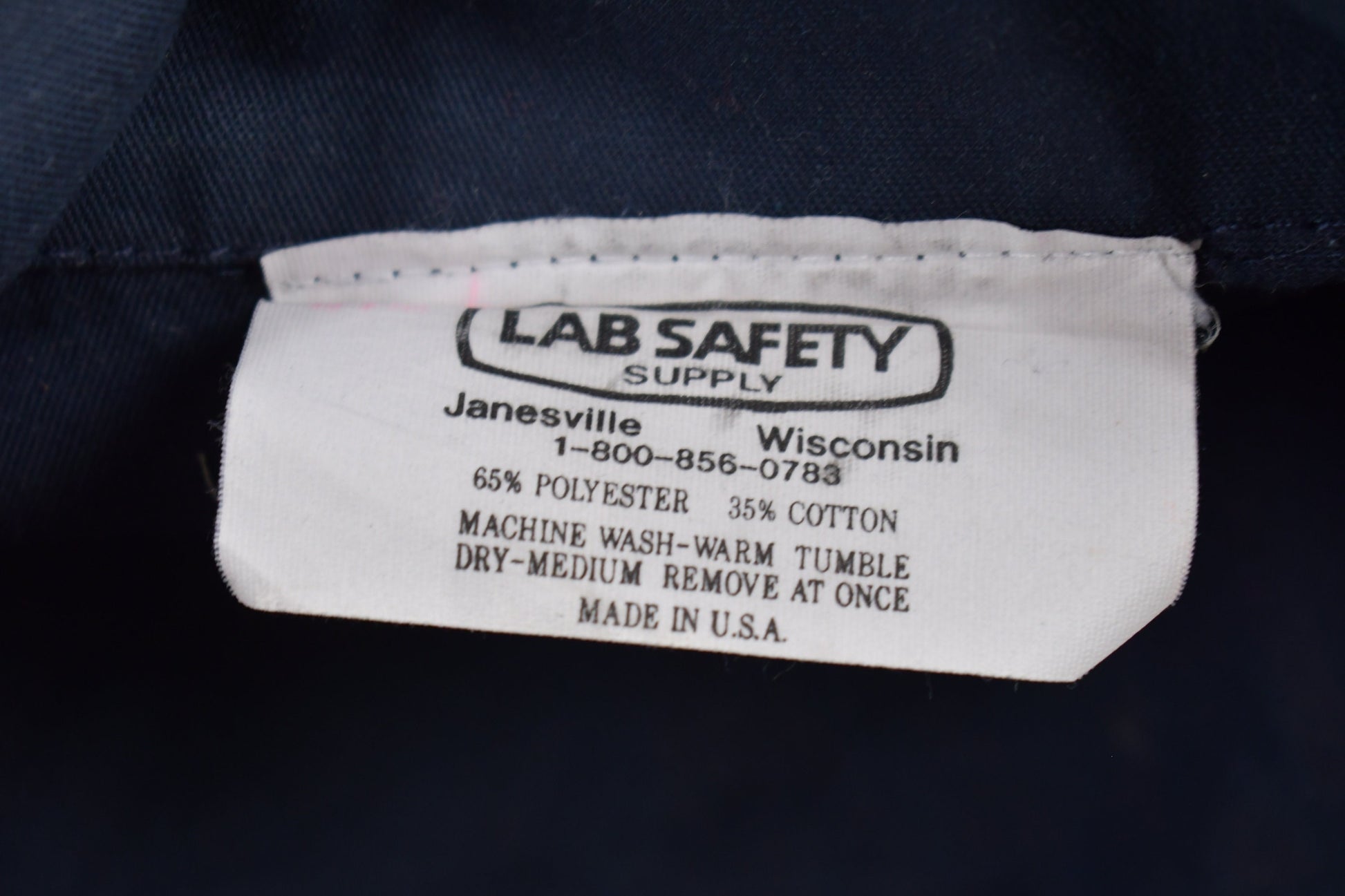 Vintage 1980s Lab Safety Sanforized Coverall Jumpsuit