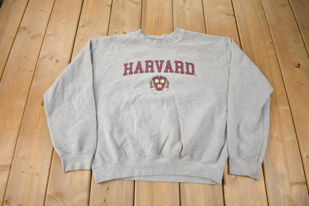 Vintage Y2K Harvard University Collegiate Crewneck Size M