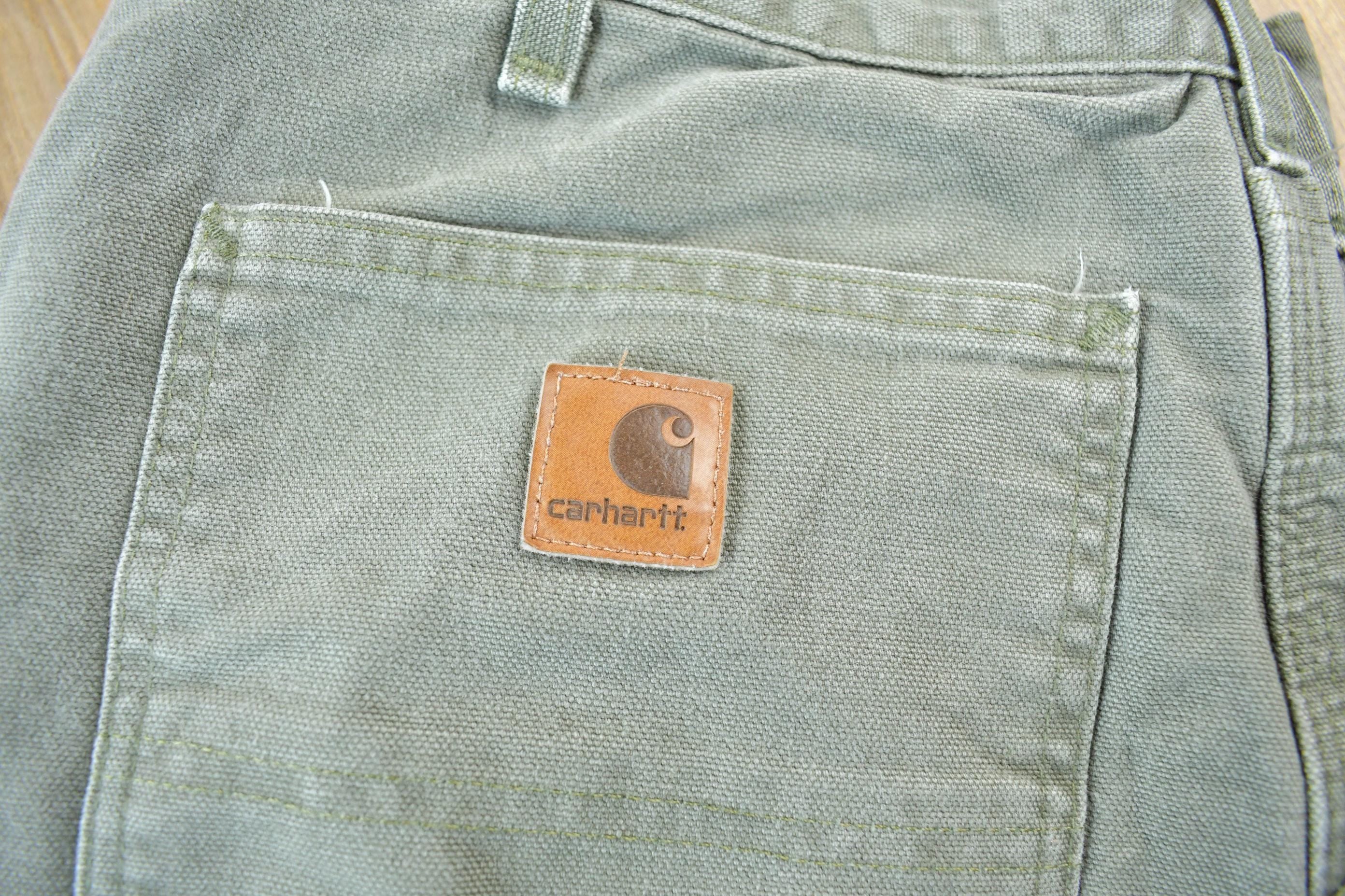 Vintage 1990s Carhartt Blanket Lined Work Pants Size 40x30