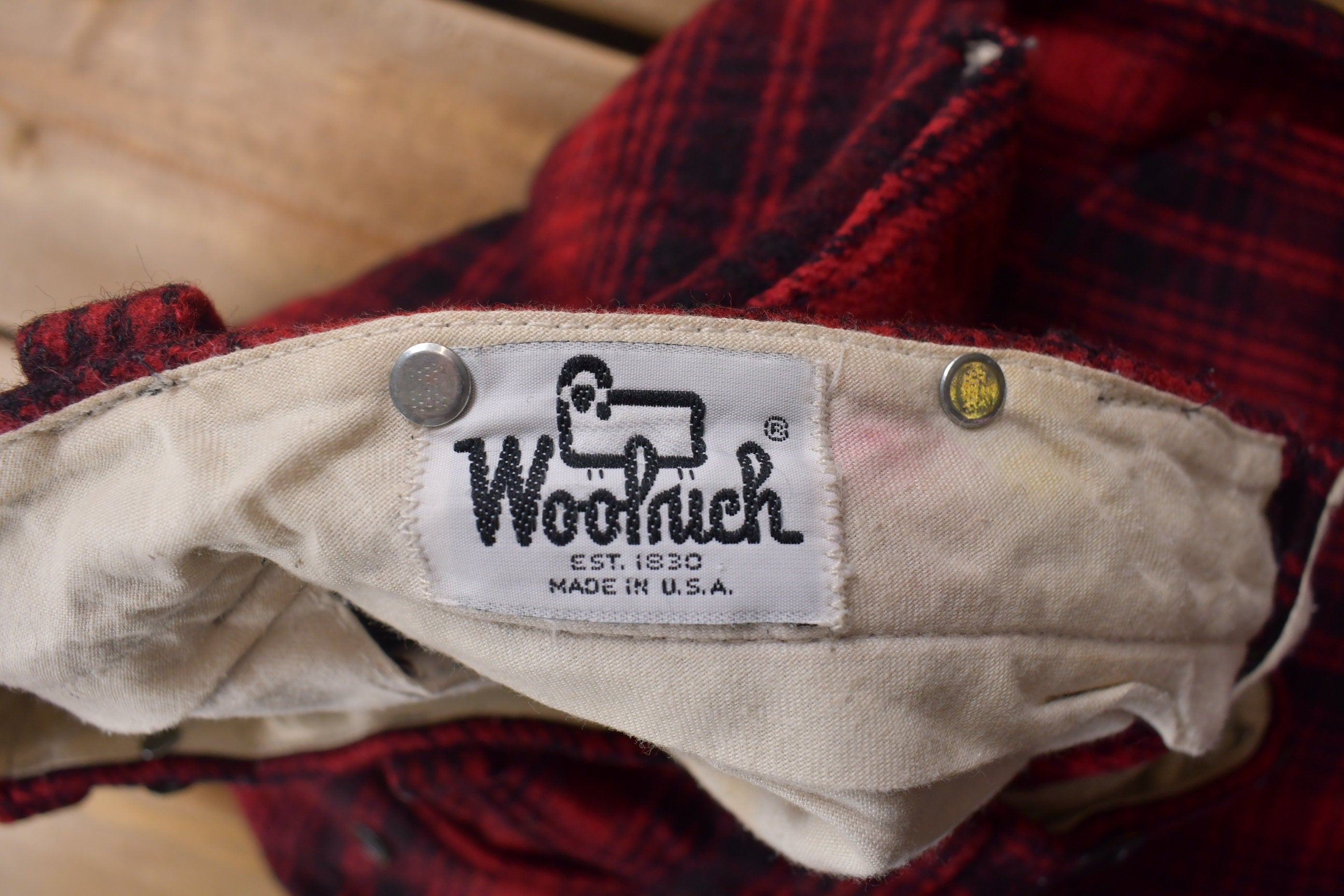 1950s True Vintage Woolrich Plaid Trousers