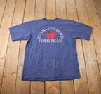 Vintage 1983 Panama City Beach Polo Team Souvenir Travel Single Stitch T Shirt Made In USA