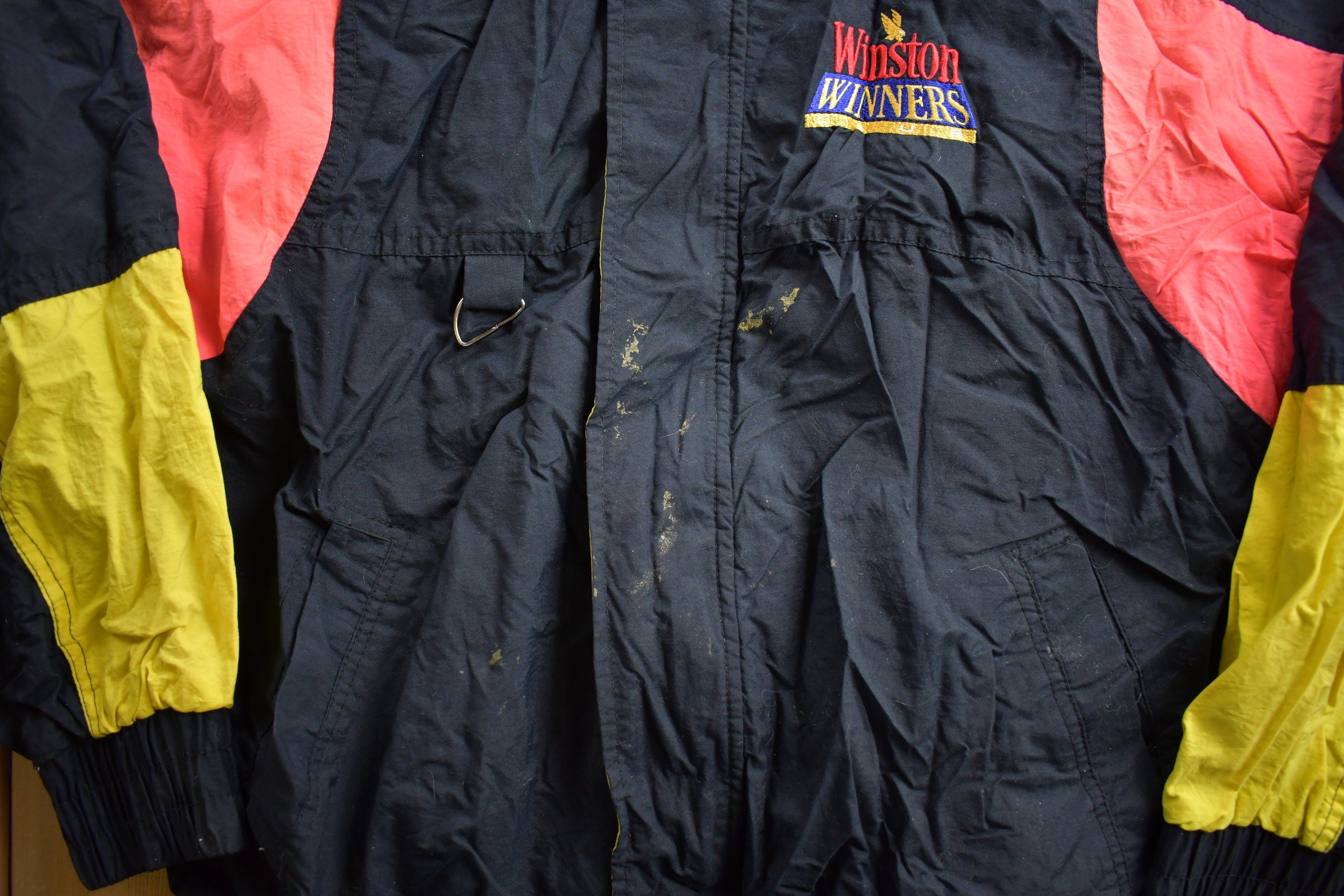 Vintage 1990s Winston Winners Windbreaker Jacket