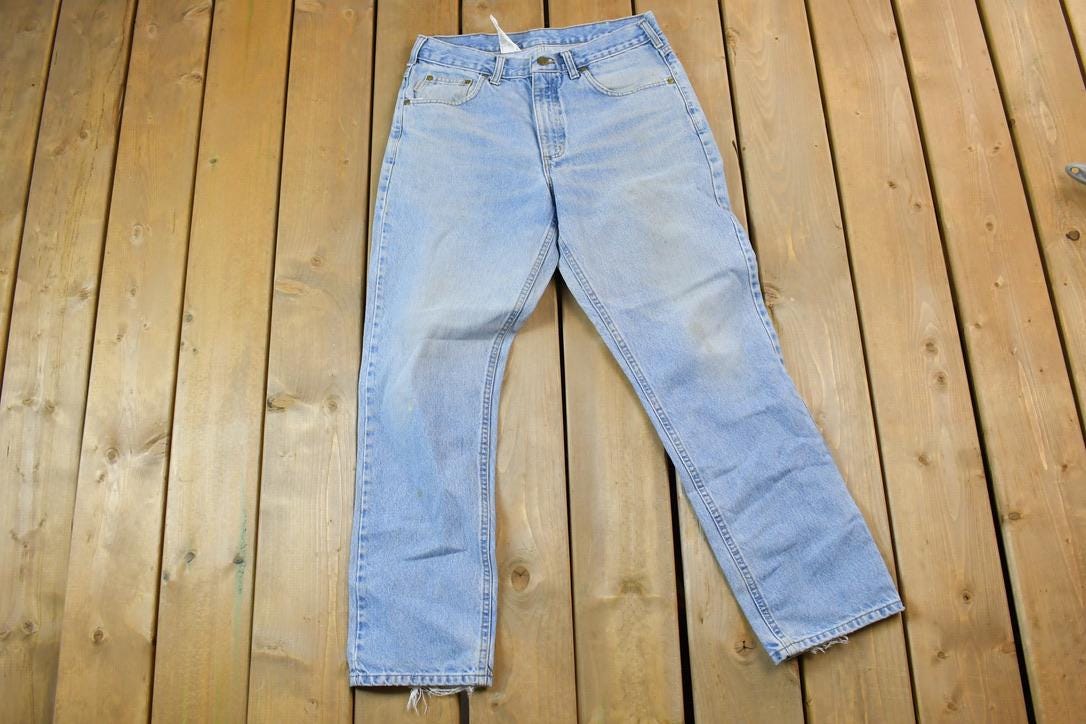 Vintage 1990s Carhartt Denim Jeans Size 32 x 30