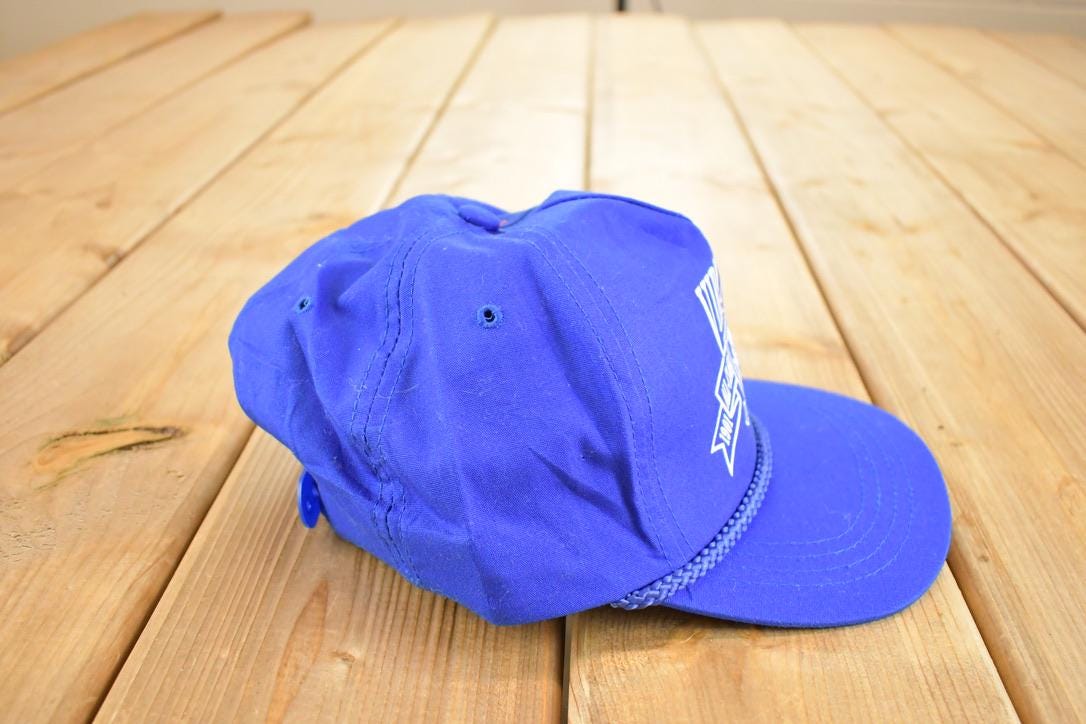 Vintage 1980s Virginia Snapback Rope Hat /