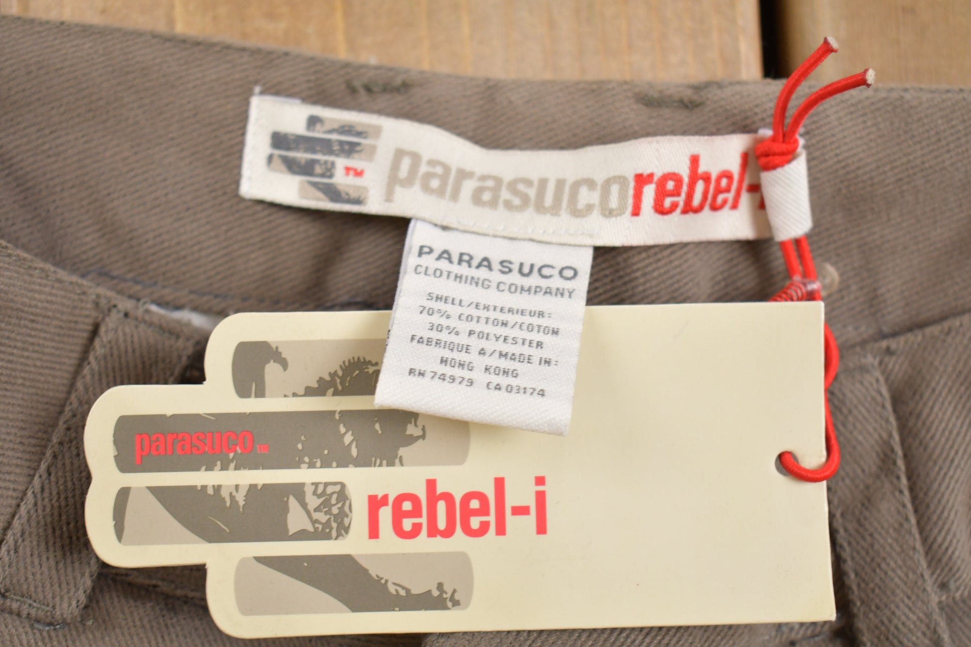 Vintage Deadstock Y2K Parasuco Flared Lowrise Jeans