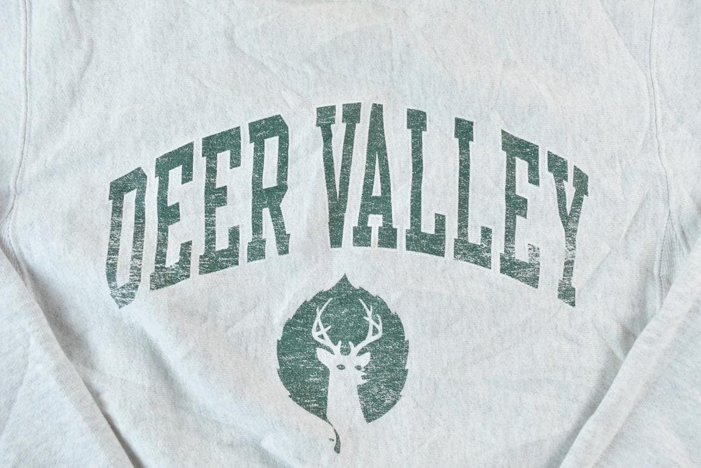 Vintage 1990s Deer Valley Champion Reverse Weave Crewneck Sweatshirt