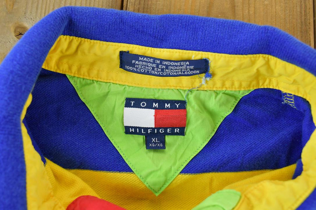 Vintage 1990s Tommy Hilfiger Sailing Gear Polo Button Up Shirt