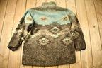 Vintage 1990s Cabela's Outerwear Aztec Fleece Sweater