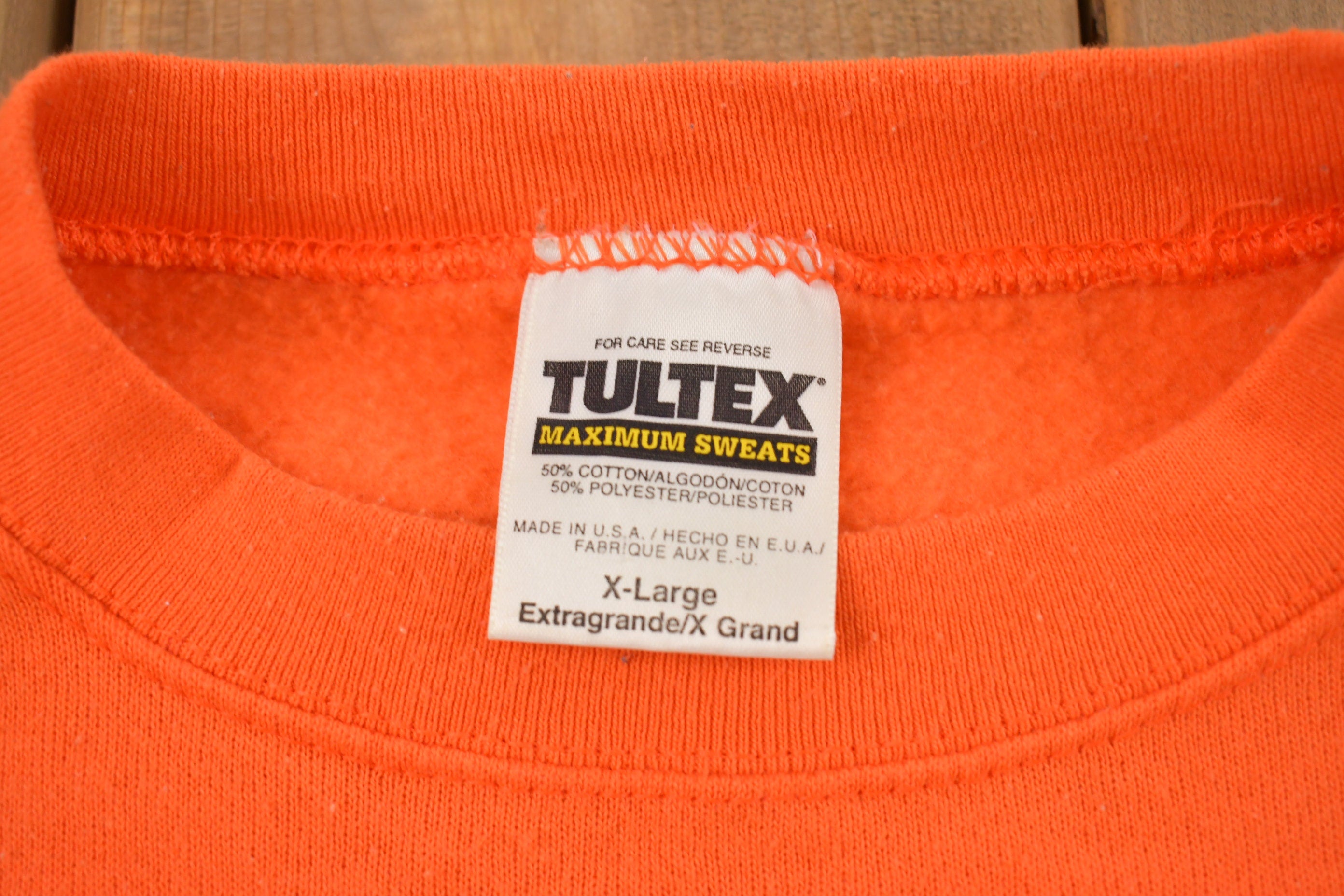 Vintage 1990s Made In USA Blank Crewneck Sweatshirt