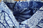 Vintage 1990s Crazy Pattern Abstract Button Up Shirt /