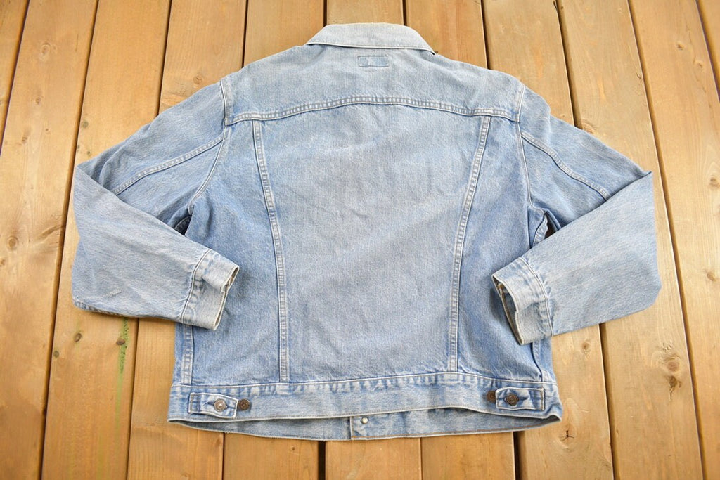 Vintage 1970s Levi's Denim Jean Jacket  Vintage Denim  Streetwear  Fall Outerwear  Light Wash  Made In Canada  Levi Strauss & Co