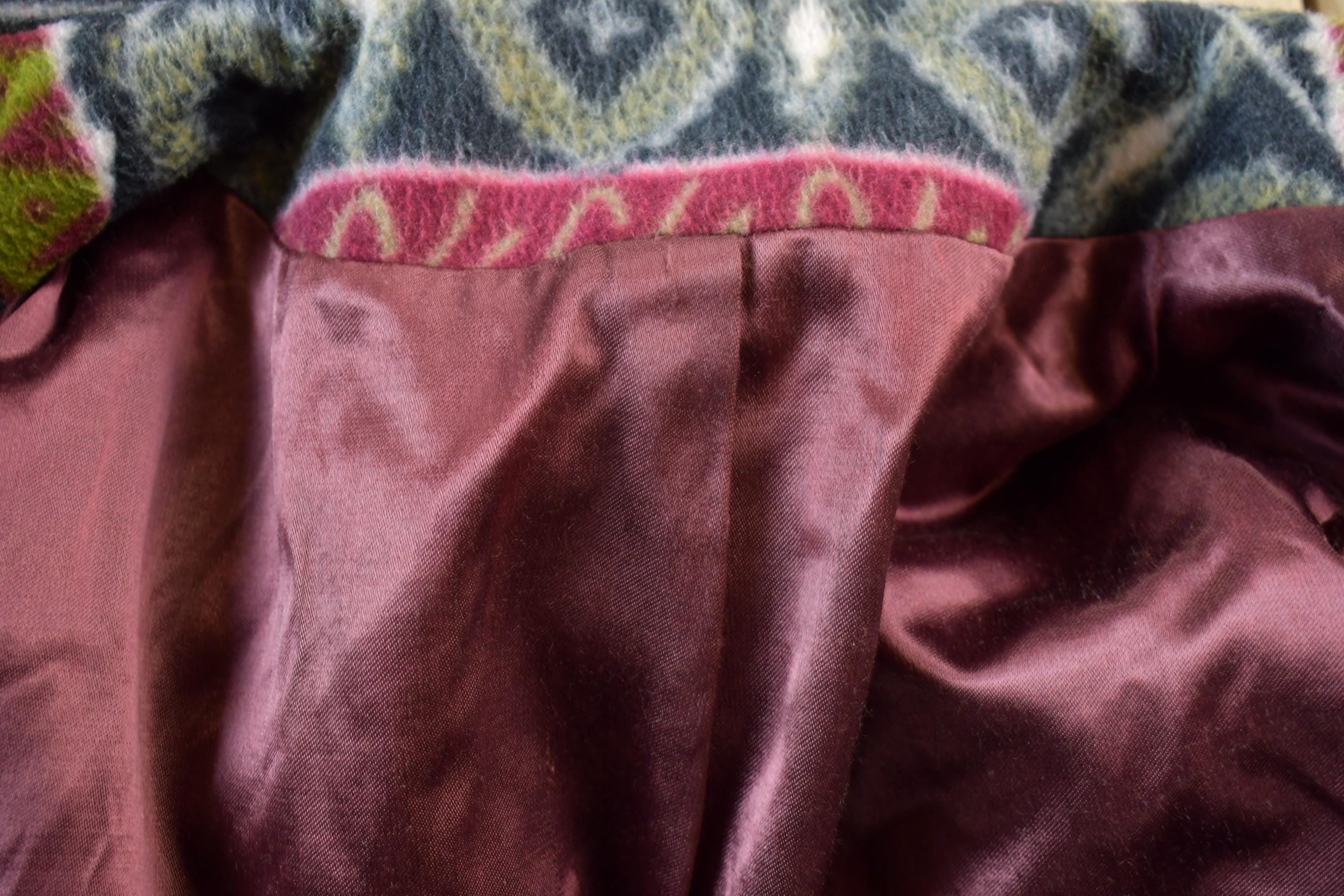 Vintage 1990s All Over Pattern Fleece Sweater