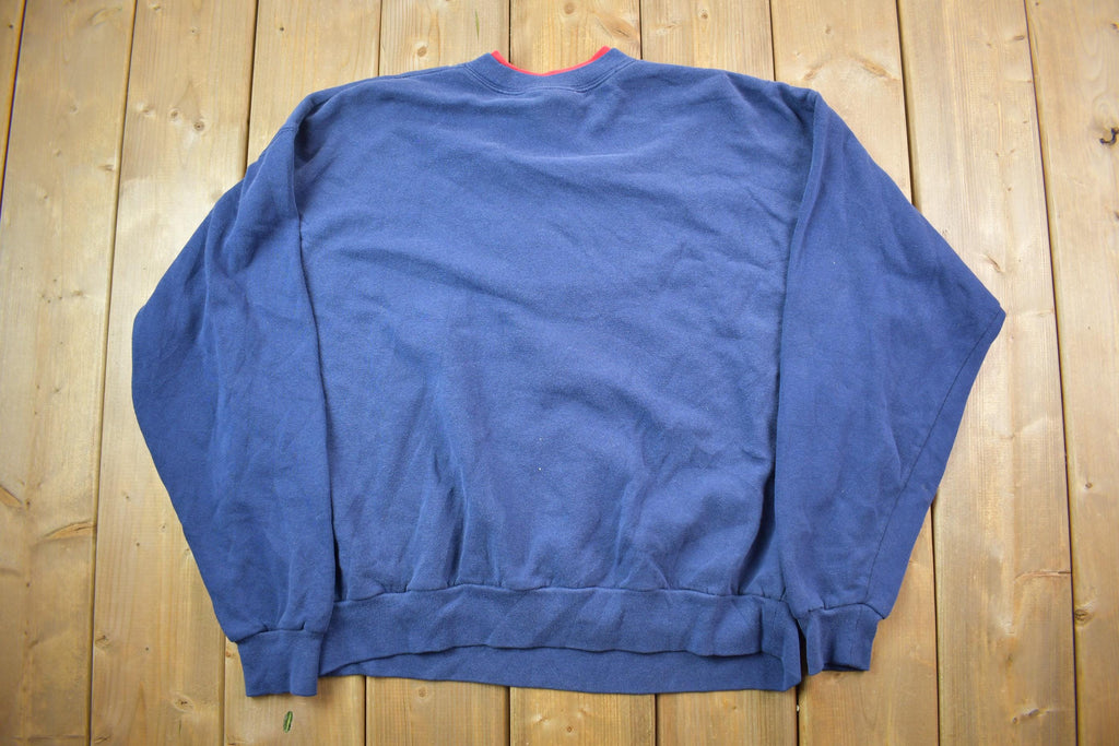 Vintage 1990s Cute Grandma Reindeer Crewneck Sweater