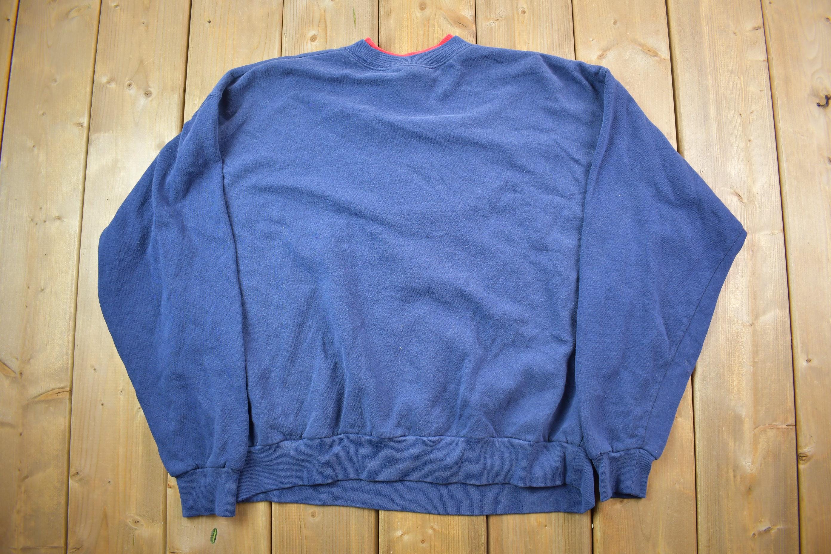 Vintage 1990s Cute Grandma Reindeer Crewneck Sweater
