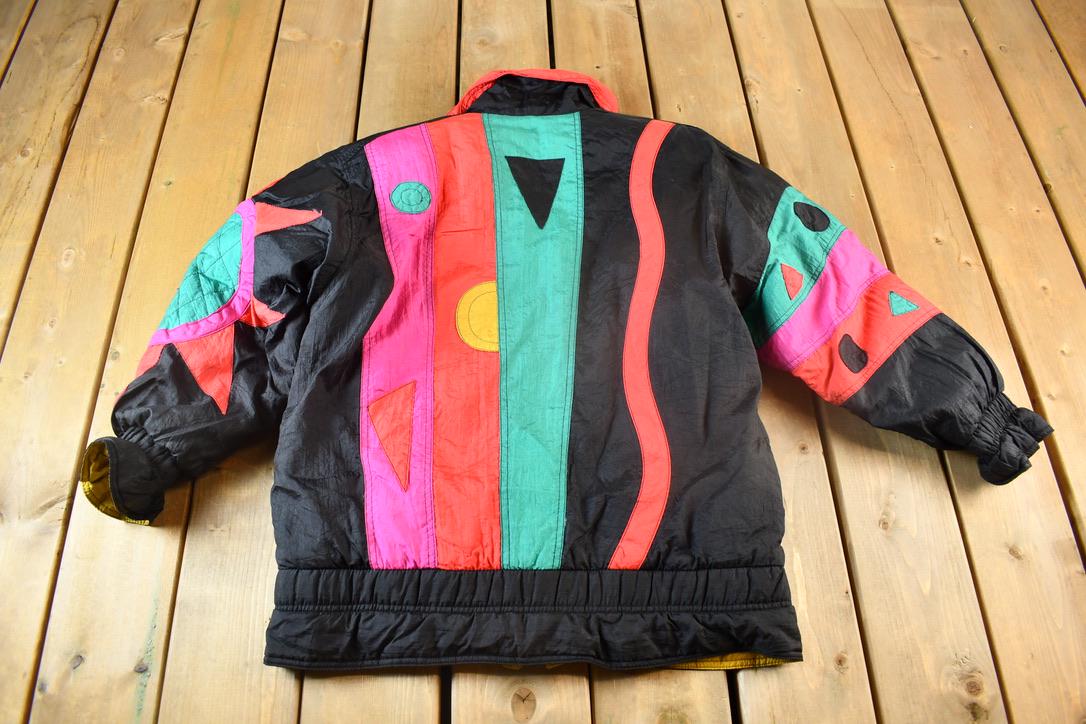 Vintage 1980s Gallery Colourful All Over Jacket