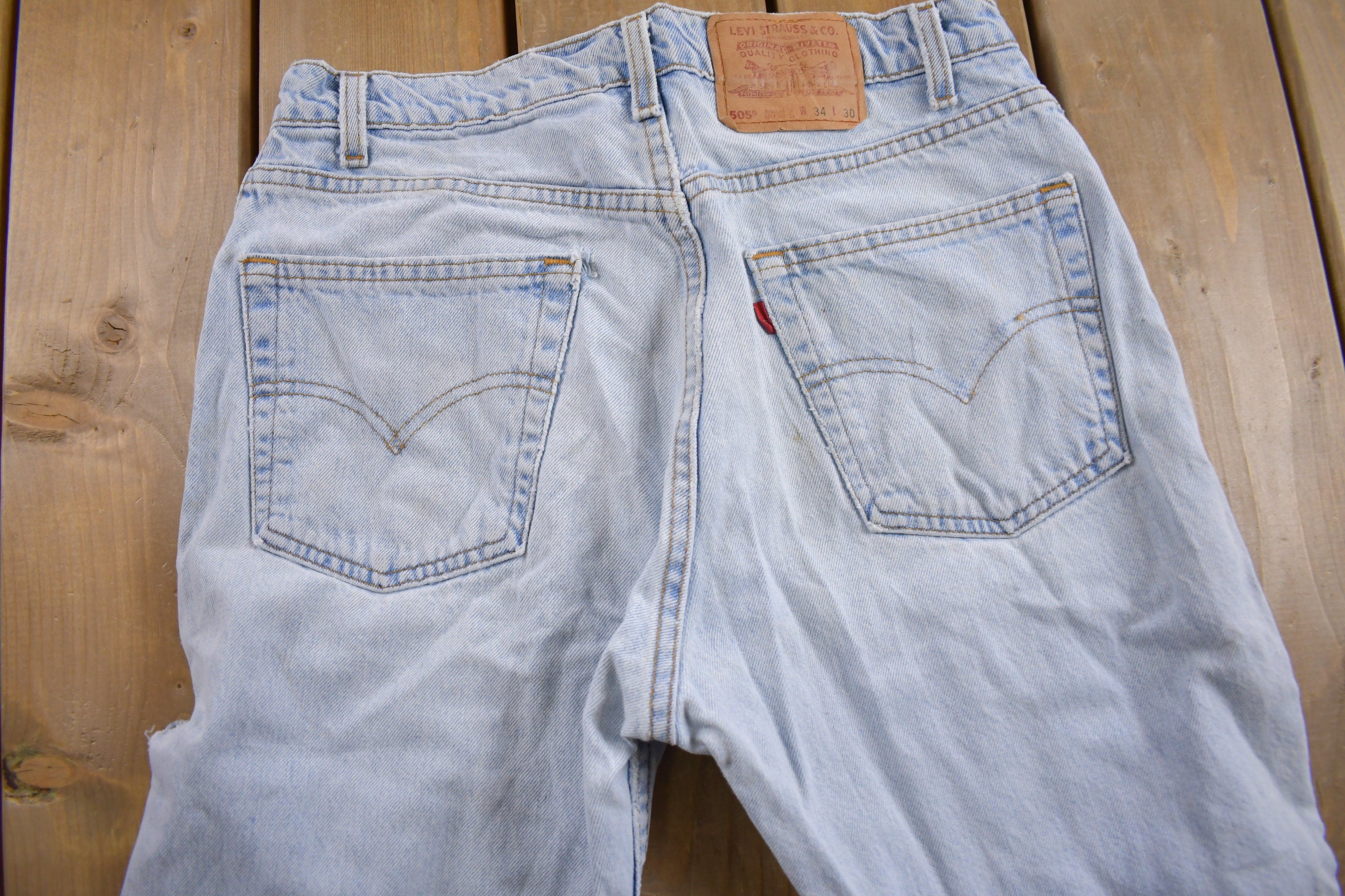 Vintage 1990s Levi's 505 Jeans Size 33 x 29