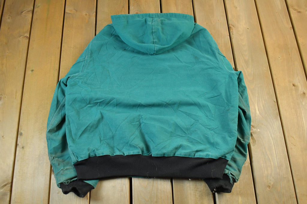 Vintage 1980s Carhartt Hooded Jacket Men's XL