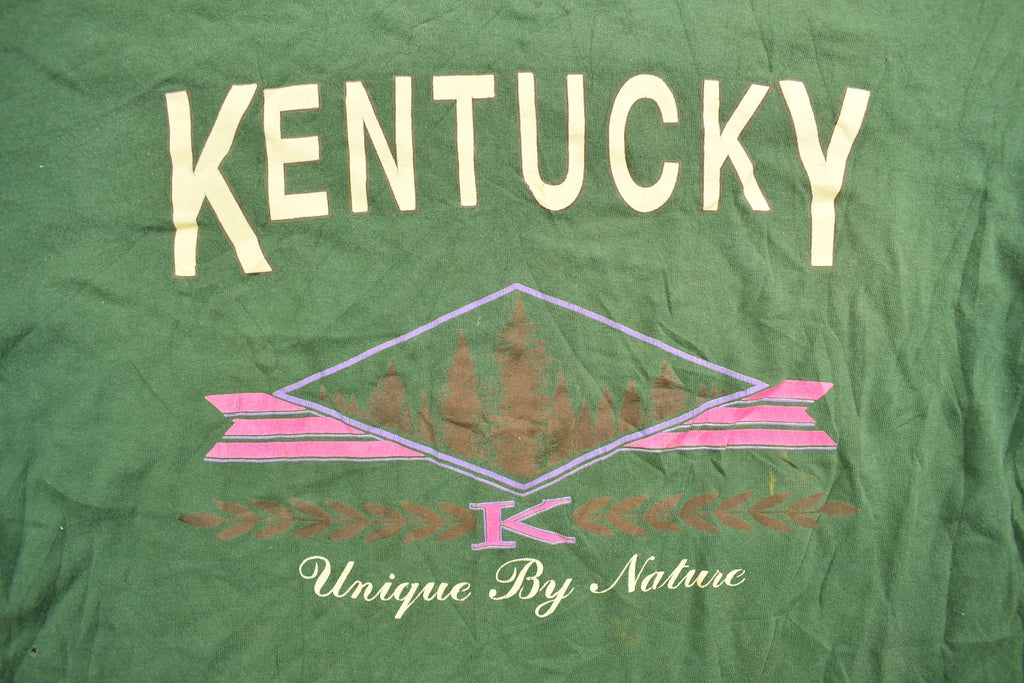 Vintage 1990 Kentucky Nature Graphic T Shirt