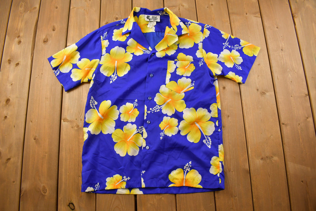 Vintage 1990s Hilo Hattie Floral Button Up Shirt
