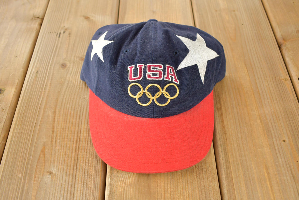 Vintage 1990s Team USA Olympics Champion Snap Back Hat