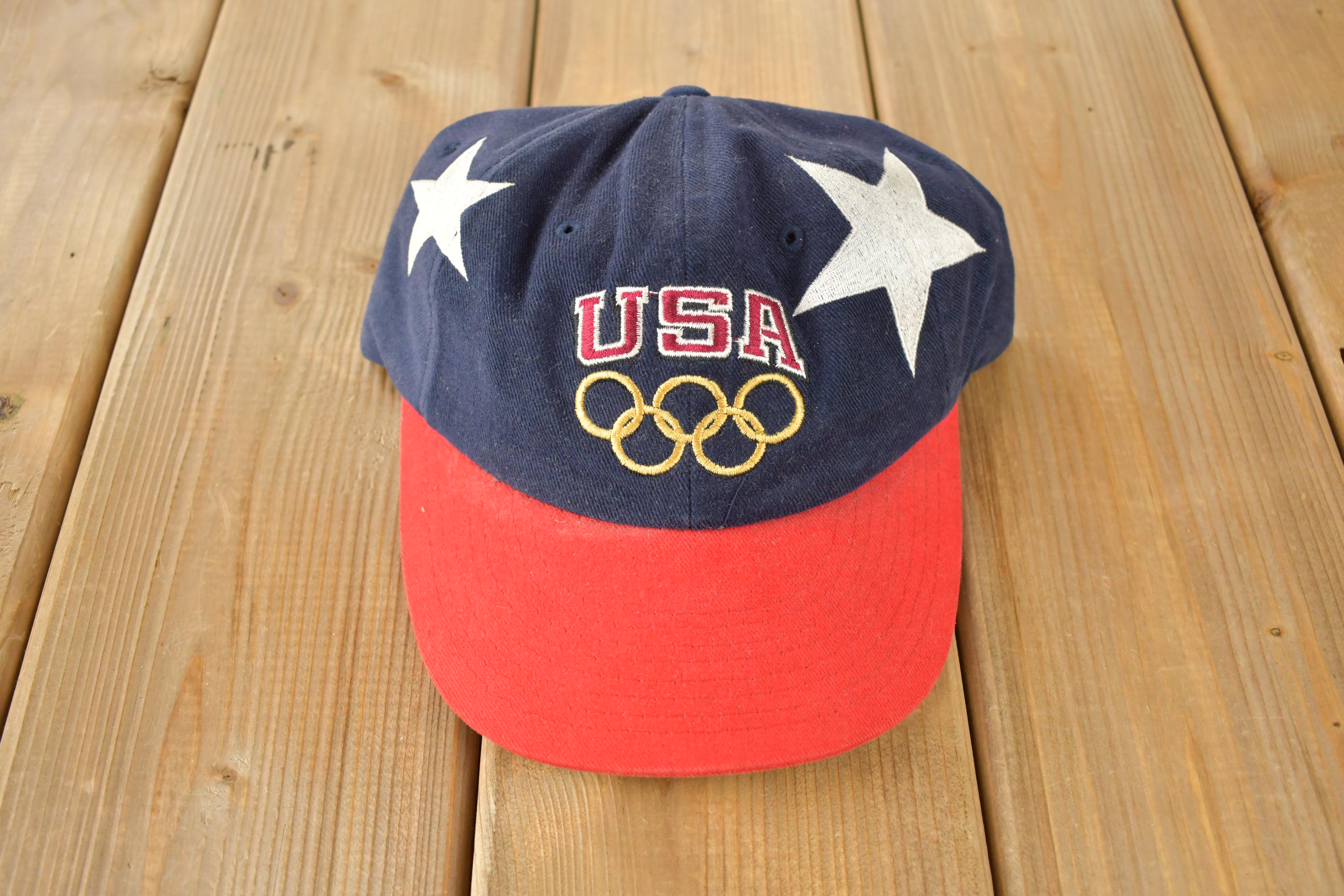 Vintage 1990s Team USA Olympics Champion Snap Back Hat