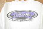 Vintage 1990s Detroit Speed & Engineering Souvenir Long Sleeve T-Shirt Made In USA