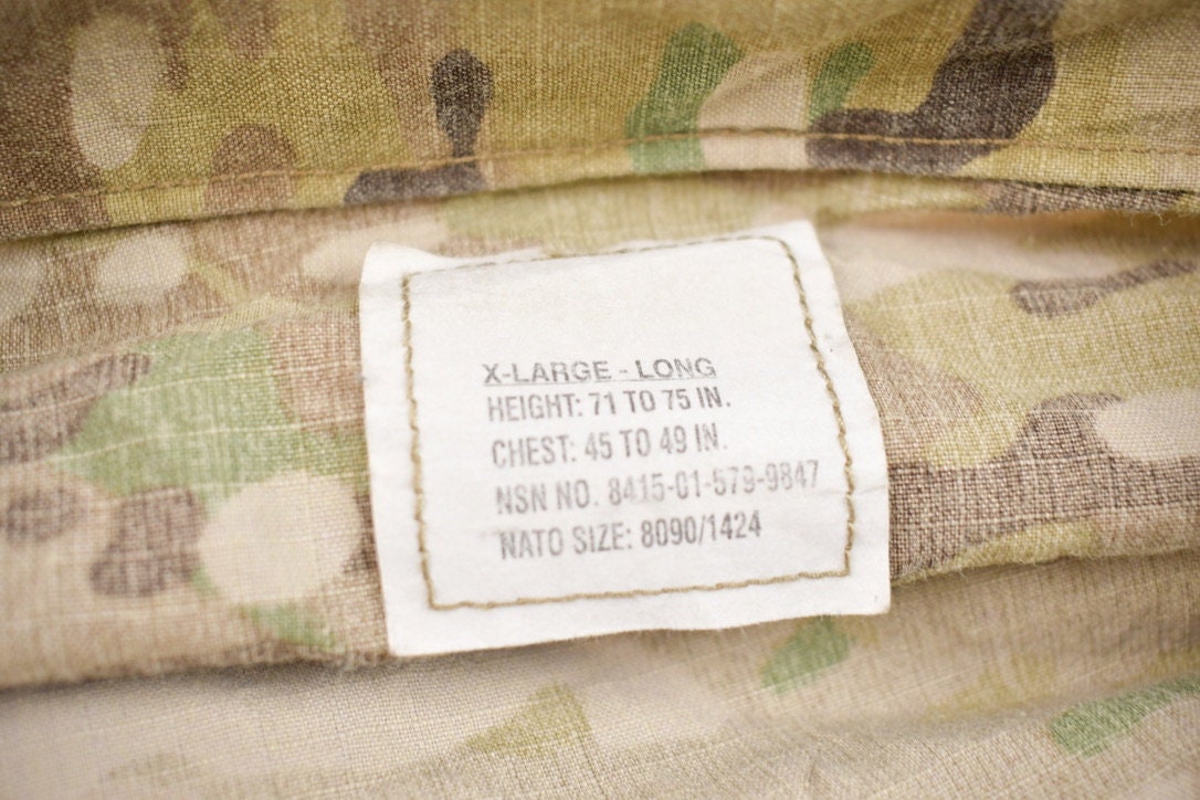 Vintage Military Button Up Shirt