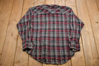 Vintage 1990s Ely Cattleman Plaid Button Up Shirt