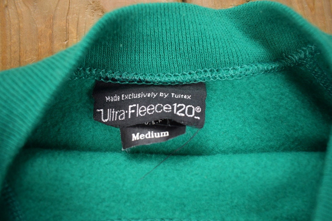 Vintage 1990s Ultra Fleece 120 Plain Crewneck Sweatshirt