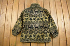 Vintage 1990s Northern Sun Fall Theme Graphic Fleece Sweater